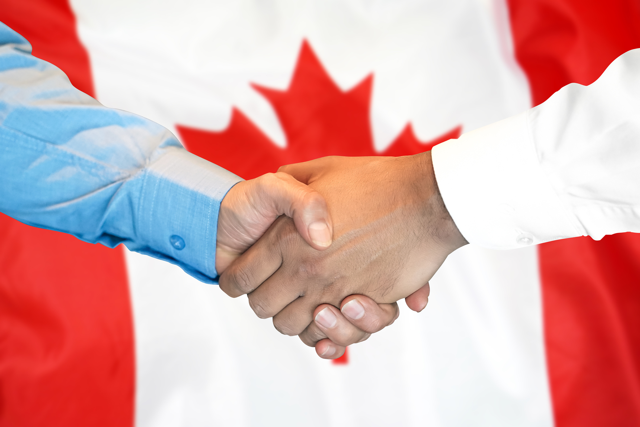 Canada Business Handshake