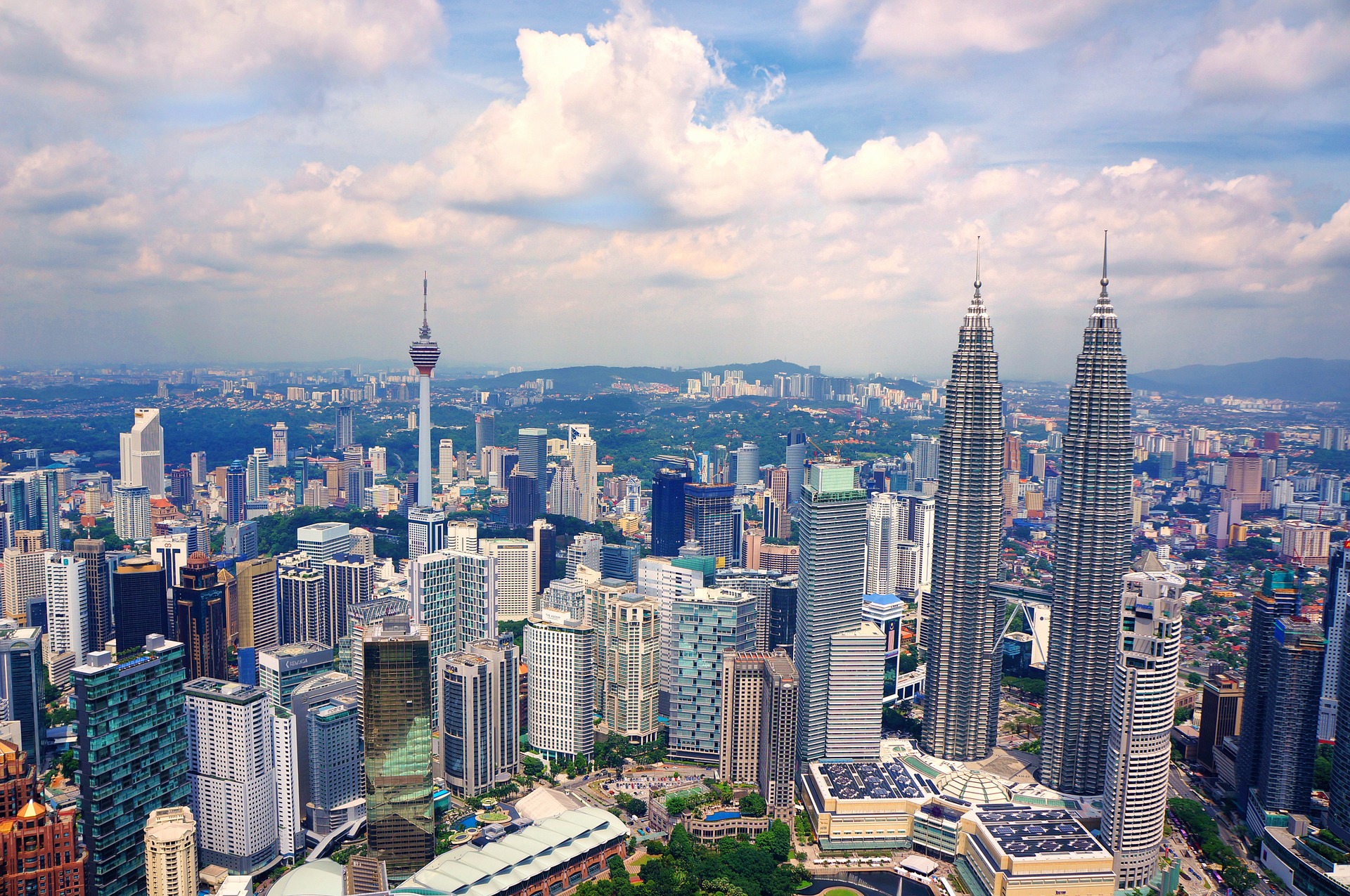 Buildings Malaysia City Urban Cityscape Skyline